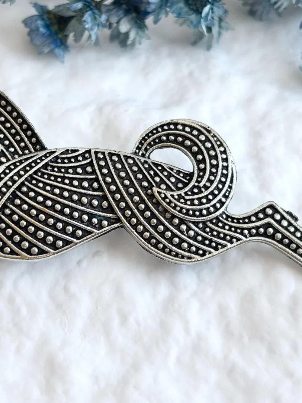 Leaping Horse Figural Silver Toned Vintage Inspired Textured Brooch Pin